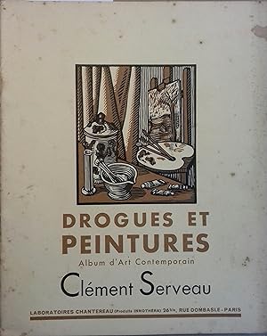 Drogues et peintures N° 39. Clément Serveau, par Raymond Escholier. Vers 1950.