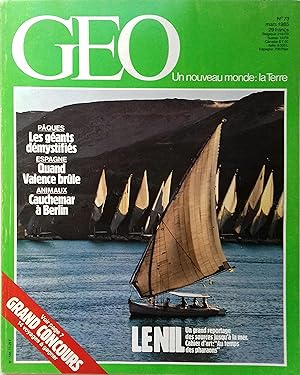 Géo N° 73. Le Nil. Mars 1985.