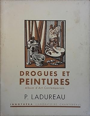 Drogues et peintures N° 53. P. Ladureau, par Raymond Lécuyer. Vers 1950.