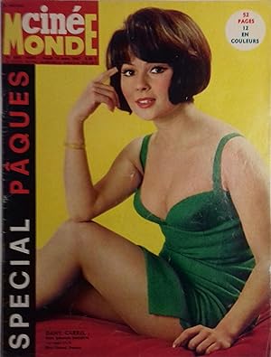 Cinémonde N° 1652. Dany Carrel en couverture. Spécial Pâques. 14 mars 1967.