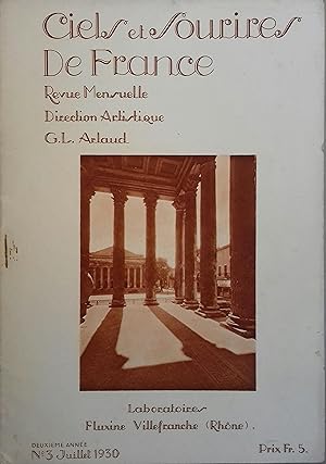 Ciels et sourires de France. 1930 - N° 3 : Nîmes, Camaret, Portrait et poème de Saint-Pol-Roux. U...