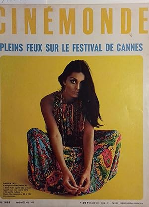 Cinémonde N° 1652. Daliah Lavi en couverture. Pleins feux sur le festival de Cannes. 20 mai 1966.