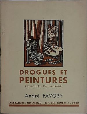 Drogues et peintures N° 8. André Favory. Vers 1950.