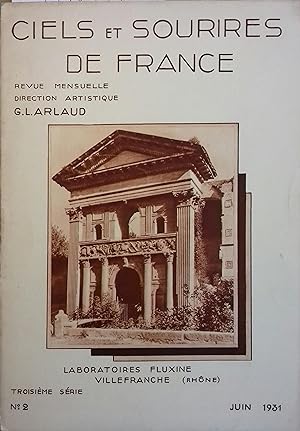 Ciels et sourires de France. 1931 - 3e série N° 2 : Environs d'Aix-en-Provence, Lourmarin. 2 phot...