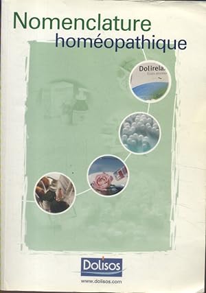 Nomenclature homéopathique.