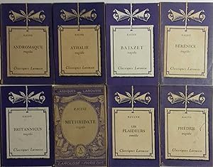 8 pièces de Racine en classiques Larousse. Andromaque, Athalie, Bajazet, Bérénice, Britannicus, M...