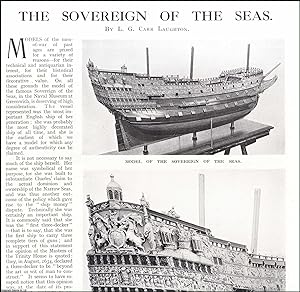 The Sovereign of the Seas. Several pictures and accompanying text, removed from an original issue...