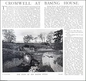 Oliver Cromwell at Basing House. Several pictures and accompanying text, removed from an original...