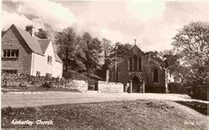 Amberley Church Postcard Surrey Real Photo