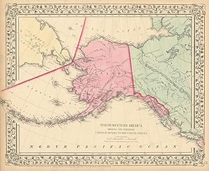 Northwestern America showing the Territory Ceded By Russia to the United States