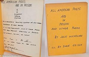 All American Poets Are in Prison and other poems [limited edition]