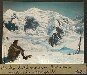 Glass slides of New Zealand Mountaineers and Mountain Scenes