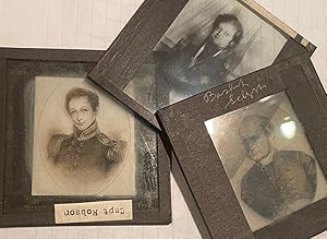 Glass slides of engravings of historic New Zealand characters