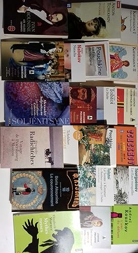 Panorama de la littérature russe classique et contemporaine en collections de poche. 20 titres : ...