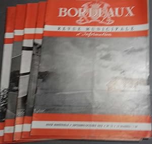 Bordeaux. Revue municipale d'information. 6 numéros : 13-14-25-29-30-31. Revue bimestrielle.
