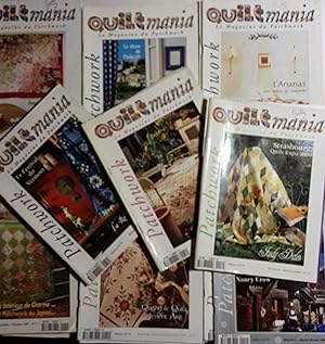 Quiltmania. Le magazine du patchwork. Tête de collection, numéros 1 à 30. De Septembre/Octobre 19...