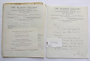 A collection of correspondence between Sven and Juanita Berlin and the Bladon Gallery. Relating t...