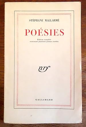 Poésies. Edition complète contenant plusieurs poèmes inédits.