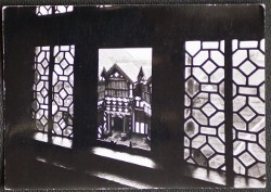 Little Moreton Hall Cheshire Postcard Real Photo National Trust