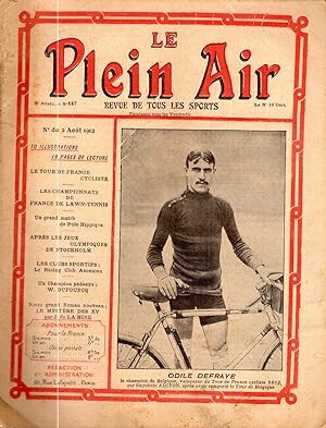 Le Plein Air, revue de tous les sports. n° 147 - 2 août 1912 - 3e année