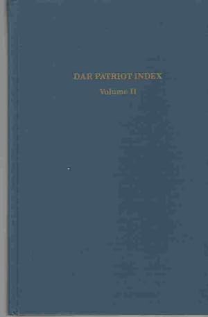 DAR Patriot Index Vol. II