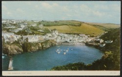Port Isaac postcard Cornwall The Harbour