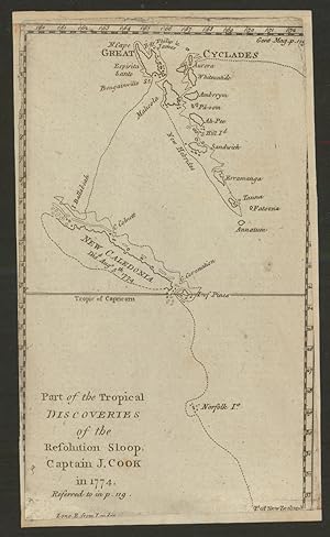 Part of the tropical discoveries of the Resolution Sloop, Captain J. Cook in 1774