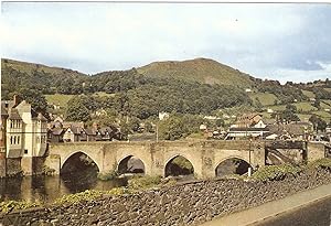 Llangollen Bridge Denbighshire Postcard