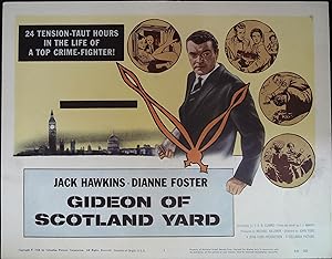 Gideon of Scotland Yard Lobby Title Card 1958 Jack Hawkins