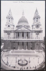 St. Paul's Cathedral London Postcard Vintage View