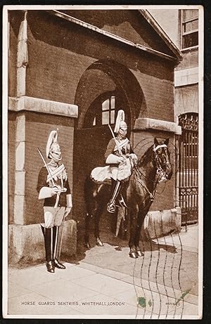 Horse Guards Parade Whitehall London Postcard 1934