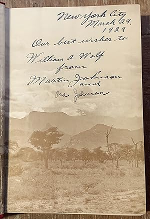 Lion; African Adventure with the King of Beasts [SIGNED by Martin and Osa Johnson]