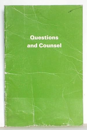 Questions and Counsel A provisional document offered by the Book of Discipline Revision Committee.