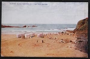 Bude Cornwall Summerleaze Beach Vintage View Postcard