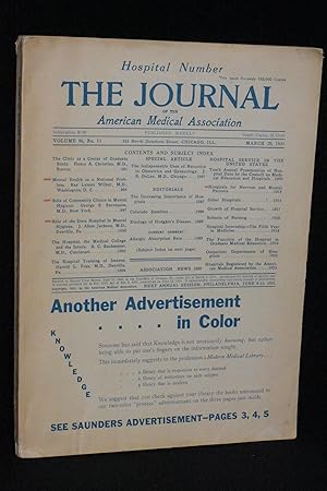 The Journal of the American Medical Association Volume 96, No. 13: March 28, 1931 (HOSPITAL NUMBER)