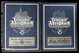 LEIPZIGER ADRESSBUCH FÜR 1929.- Jubiläumsausgabe zum 25. Jahr.