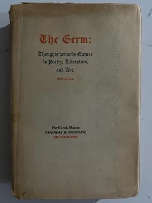 The Germ:; Thoughts towards Nature in Poetry, Literature, and Art