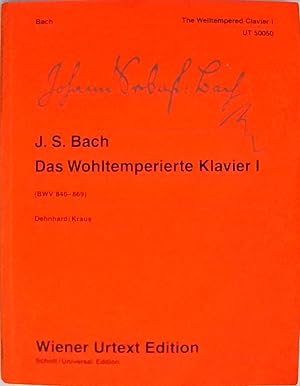 Musikverlag Wiener Urtext DAS WOHLTEMPERIERTE Klavier 1 bwv 846-869 - arrangiert für Klavier [Not...