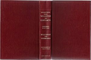 Selections from Williston's Treatise on Law of Contracts