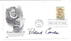 SIGNED FIRST DAY COVER Honoring Ernest Hemingway