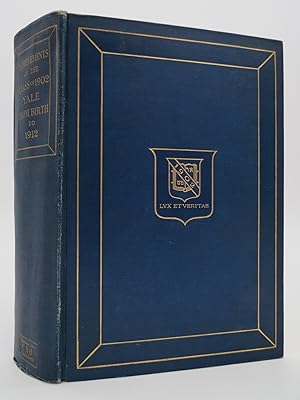 ACHIEVEMENTS OF THE CLASS OF 1902 YALE COLLEGE FROM BIRTH TO 1912 Compiled by the Class Secretary...