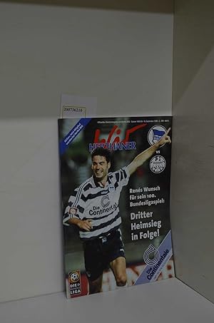 Wir Herthaner. Offizielles Stadionmagazin von Hertha BSC. Saison 1998/99 18. September Heft 3