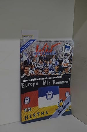 Wir Herthaner. Offizielles Stadionmagazin von Hertha BSC. Saison 1998/99 14. Mai 1999 Ausgabe 16