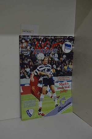 Wir Herthaner. Offizielles Stadionmagazin von Hertha BSC Saison 1997/98 14. Oktober 1997 Heft 5