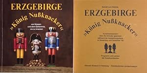 Erzgebirge. König Nußknacker von Nüssen und dem Geheimnis, sie zu knacken. Spielzeug und Kunsthan...