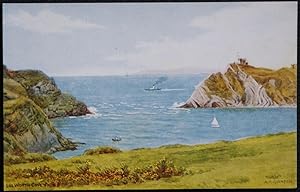 Lulworth Cove Dorset Postcard Collectable WatercolourSeries By A.R. Quinton