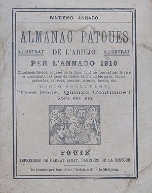 ALMANAC PATOUES de l'ARIEJO per l'annado 1910