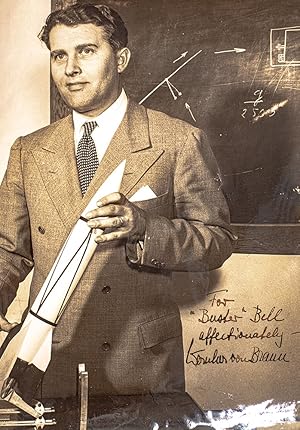 Wernher von Braun Signed Photograph.