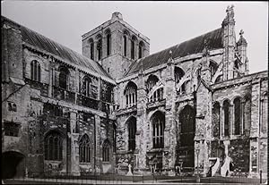Winchester Cathedral Postcard Hampshire Real Photo