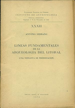 LINEAS FUNDAMENTALES DE LA ARQUEOLOGIA DEL LITORAL (Una tentativa de periodización)